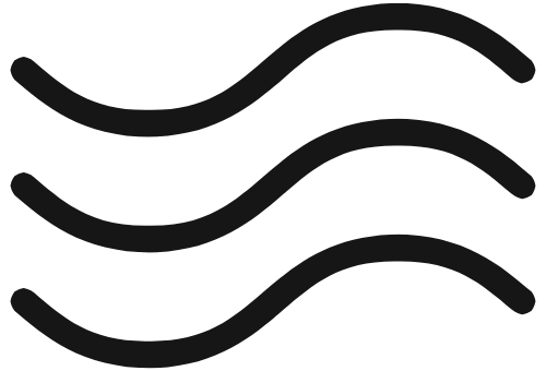 air waves black outline icon